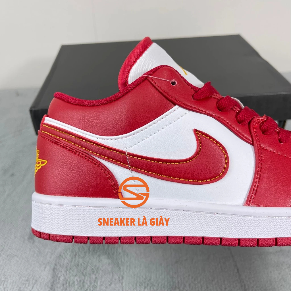 Giày Air Jordan 1 Low Cardinal Gym Red 553558-607 - Hight Quality Fullbox
