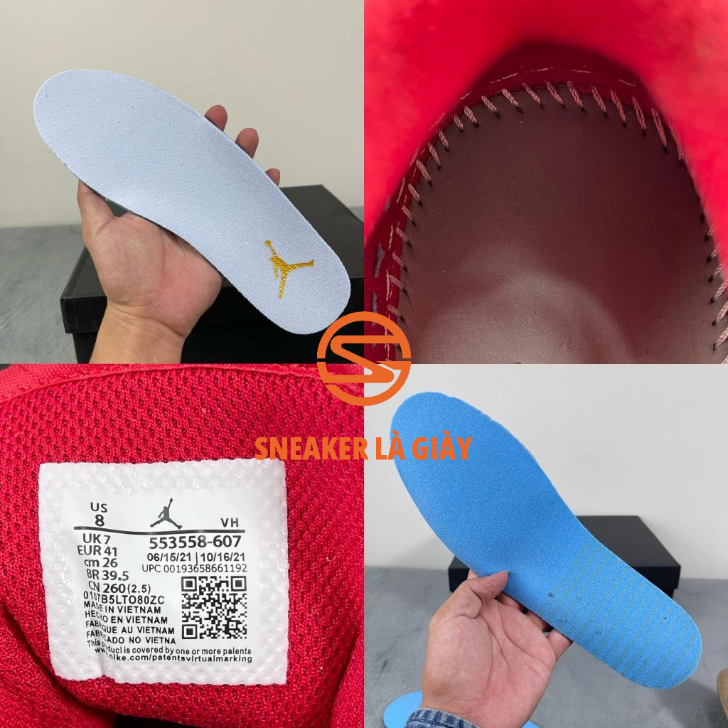 Giày Air Jordan 1 Low Cardinal Gym Red 553558-607 - Hight Quality Fullbox
