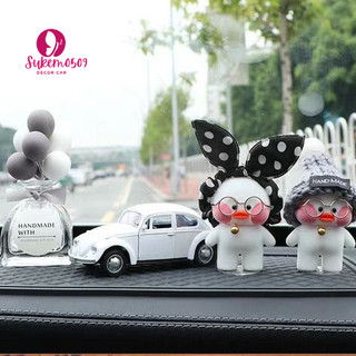 Nước hoa ô tô, trang trí taplo ô tô hình vịt Lalafanfan dễ thương