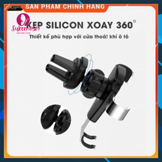 Giá đỡ điện thoại, kẹp điện thoại trên ô tô, gắn cửa gió điều hòa, chất liệu hợp kim cao cấp [Siêu Hot] [Freeship]