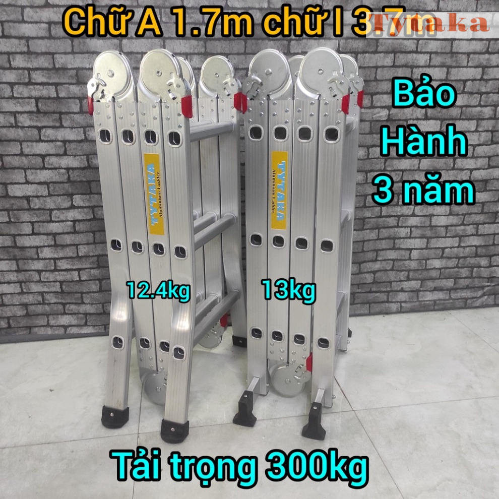 Thang nhôm gấp 4 đoạn TYTAKA TK603