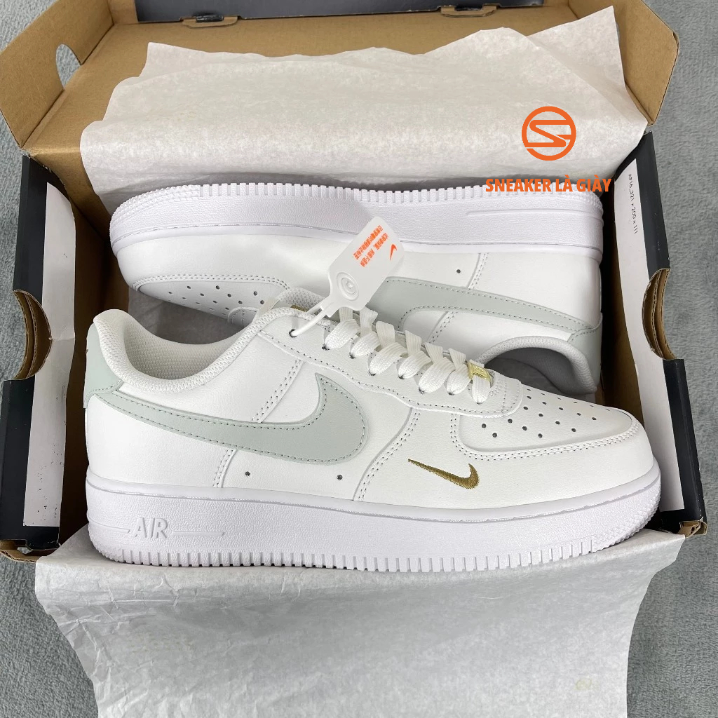 Giày Air Force 1 'White Light Silver' CZ0270-106 - Fullbox | BẢN HIGH QUALITY
