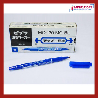SET 10 Bút Dạ Kính MO-120-MC-BL 2 Đầu