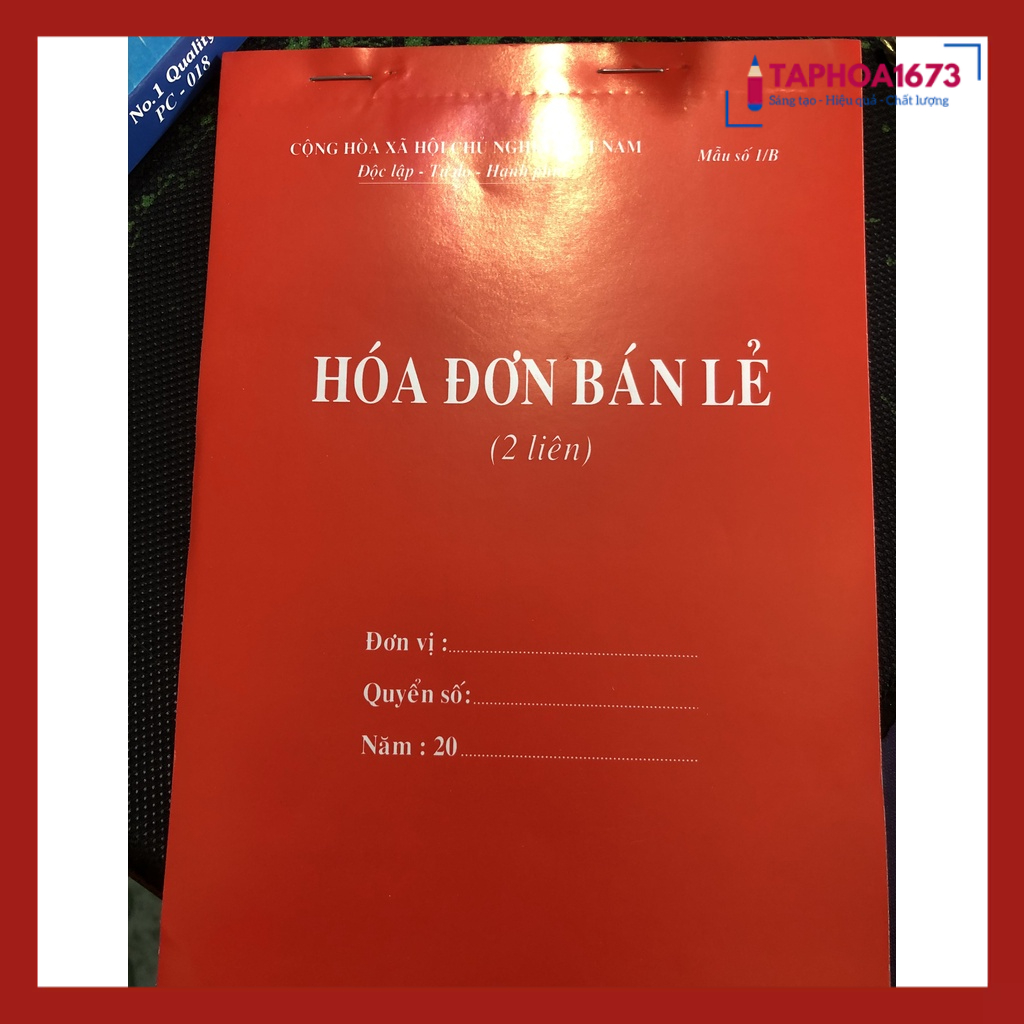 Hoá Đơn Bán Lẻ 2 Liên Giấy Đẹp