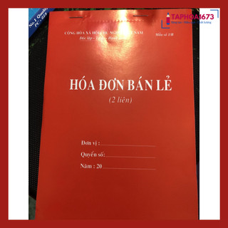 Hoá Đơn Bán Lẻ 2 Liên Giấy Đẹp