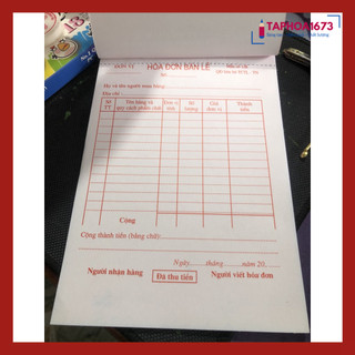 Hoá Đơn Bán Lẻ 2 Liên Giấy Đẹp