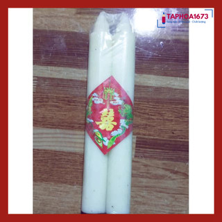 Nến Thắp Hương Trắng Dài 18,5cm (2 Cây)