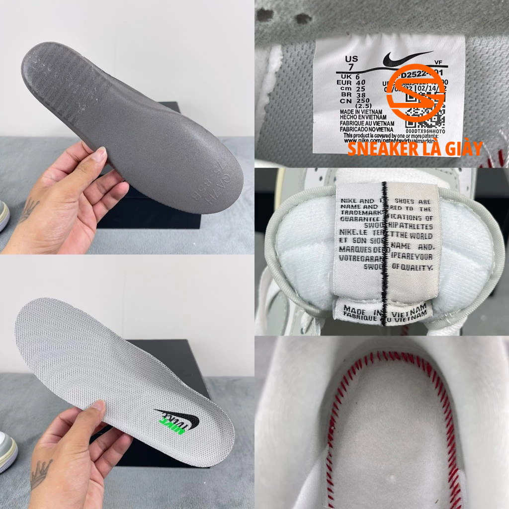 Giày Air Force 1 Low ‘Split Light Silver’ DZ2522-001 - Fullbox | HIGH QUALITY