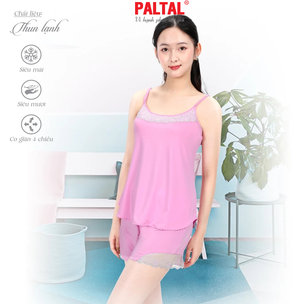 Đồ bộ ngủ 015p 5126 nữ kiểu quần đùi dây thun lạnh