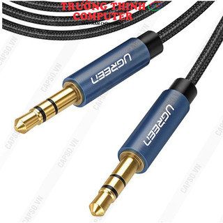 Cáp audio 3.5mm dài 3m dây bọc dù đầu bọc hợp kim Ugreen 10688