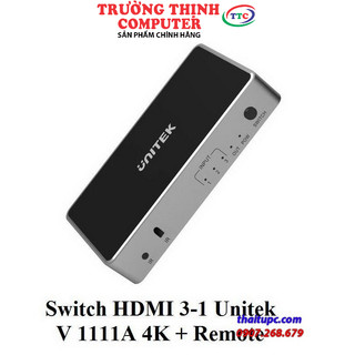 Bộ gộp HDMI 3 vào 1 ra chính hãng Unitek V1111A