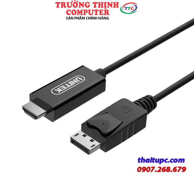 Cáp Displayport -> HDMI Unitek (Y 5118CA)