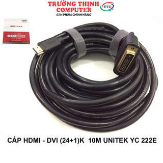 Cáp hdmi to dvi 24+1 - 10m unitek y-c222e