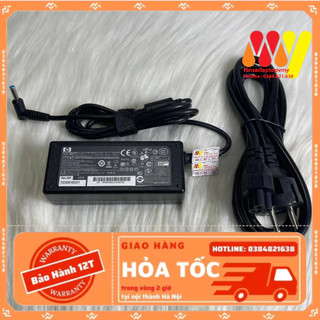[ BH 1 đổi 1] Sạc Laptop HP 19.5V - 3.33A Chân Kim Xanh nhỏ - kèm dây nguồn Hp envy
