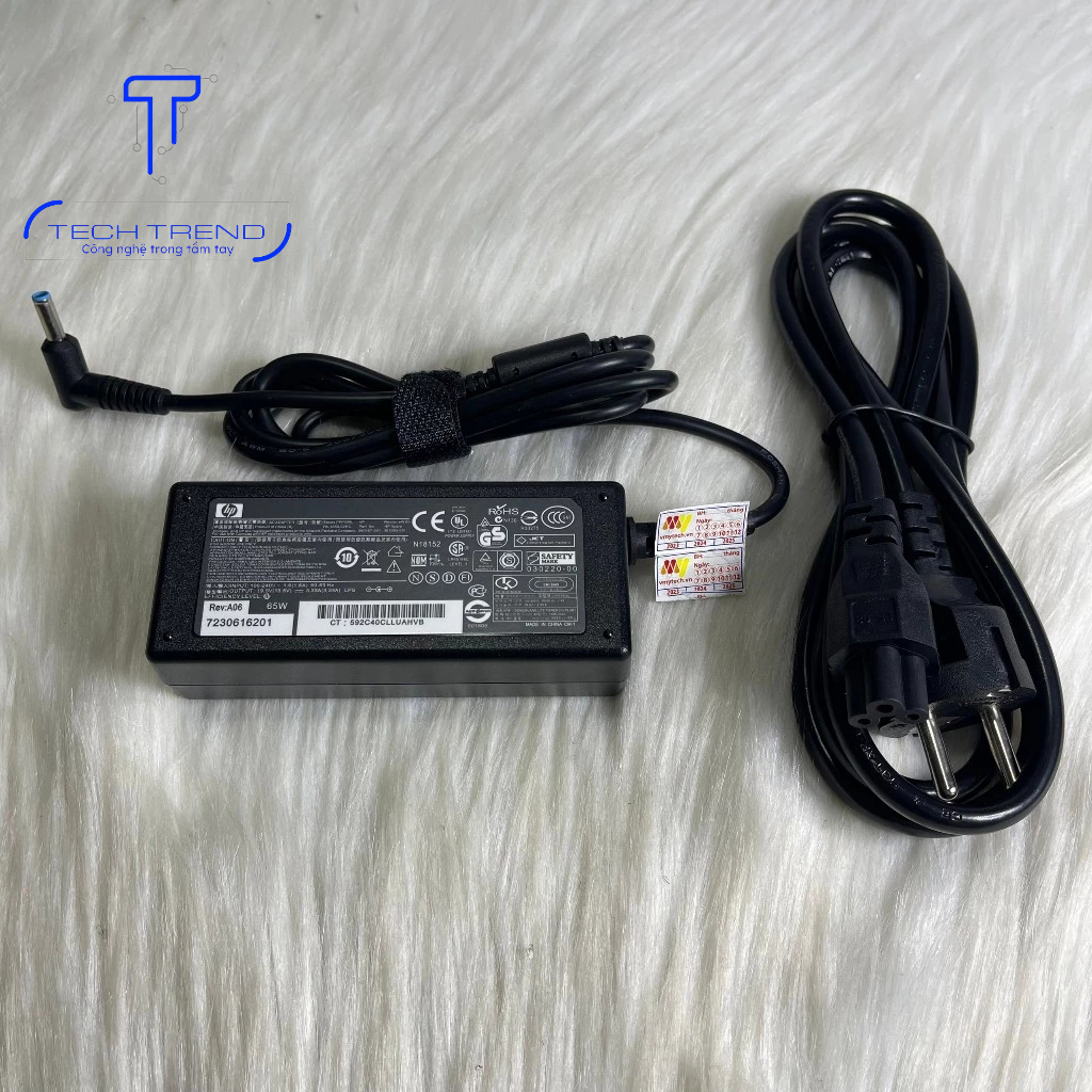 Sạc cho Adapter Laptop HP EliteBook 840 G5, 240 G6, 430 G6, 250 G1 , 255 G2 , 350 G1 19.5V-3.33A chân kim xanh