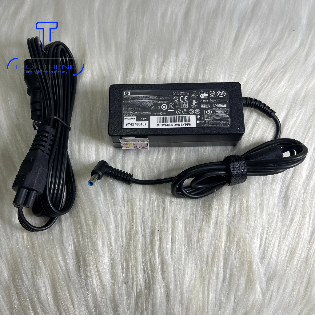 Sạc cho Adapter Laptop HP EliteBook 840 G5, 240 G6, 430 G6, 250 G1 , 255 G2 , 350 G1 19.5V-3.33A chân kim xanh
