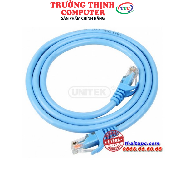 CÁP UTP CAT 6 - 5M UNITEK (Y-C 812ABL)