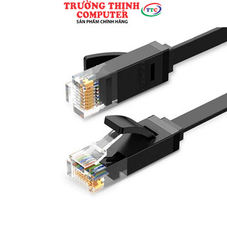 Dây cáp mạng đúc sẵn dẹt cat6 dài 8m 26awg ugreen 50177