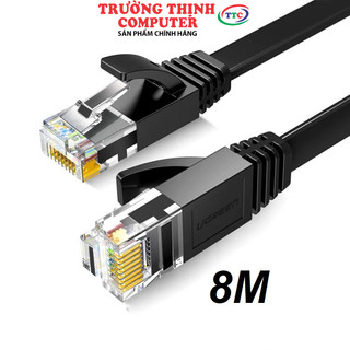 Cáp mạng đúc sẵn cat6 utp 26awg tròn dài 8m ugreen 20163