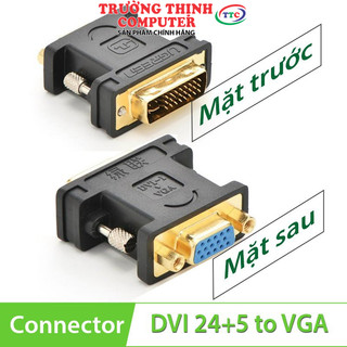 Đầu chuyển dvi-i 24+5 to vga cao cấp ugreen 20122 - ug20122