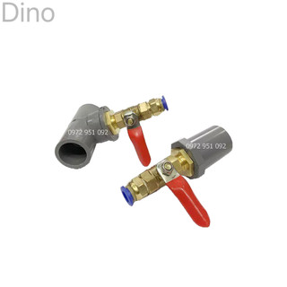 Khóa gạt từ ống pvc 21,27 ra ống 6,8,10,12