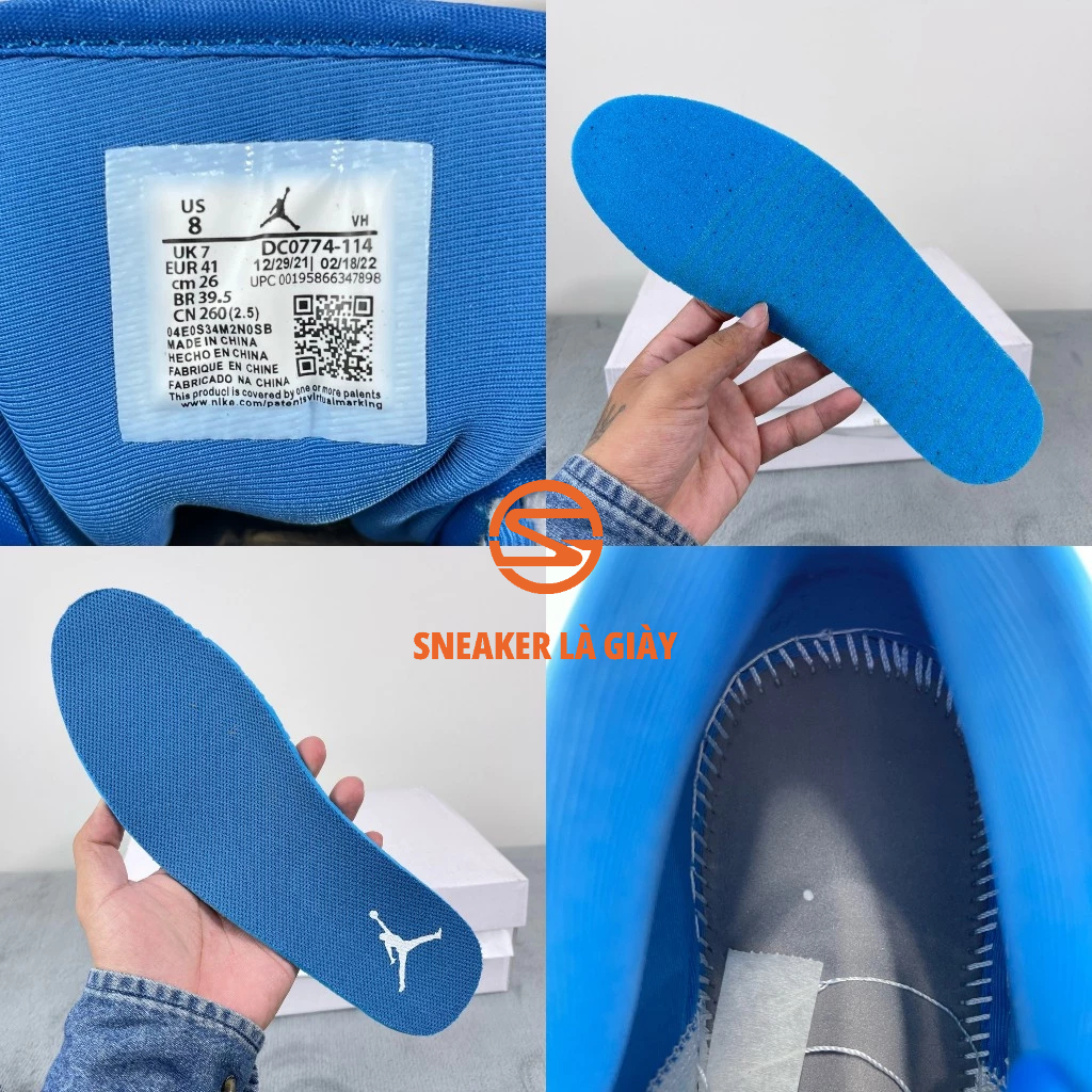 Giày Air Jordan 1 Low ‘Marina Blue’ DC0774-114 - High Quality Fullbox