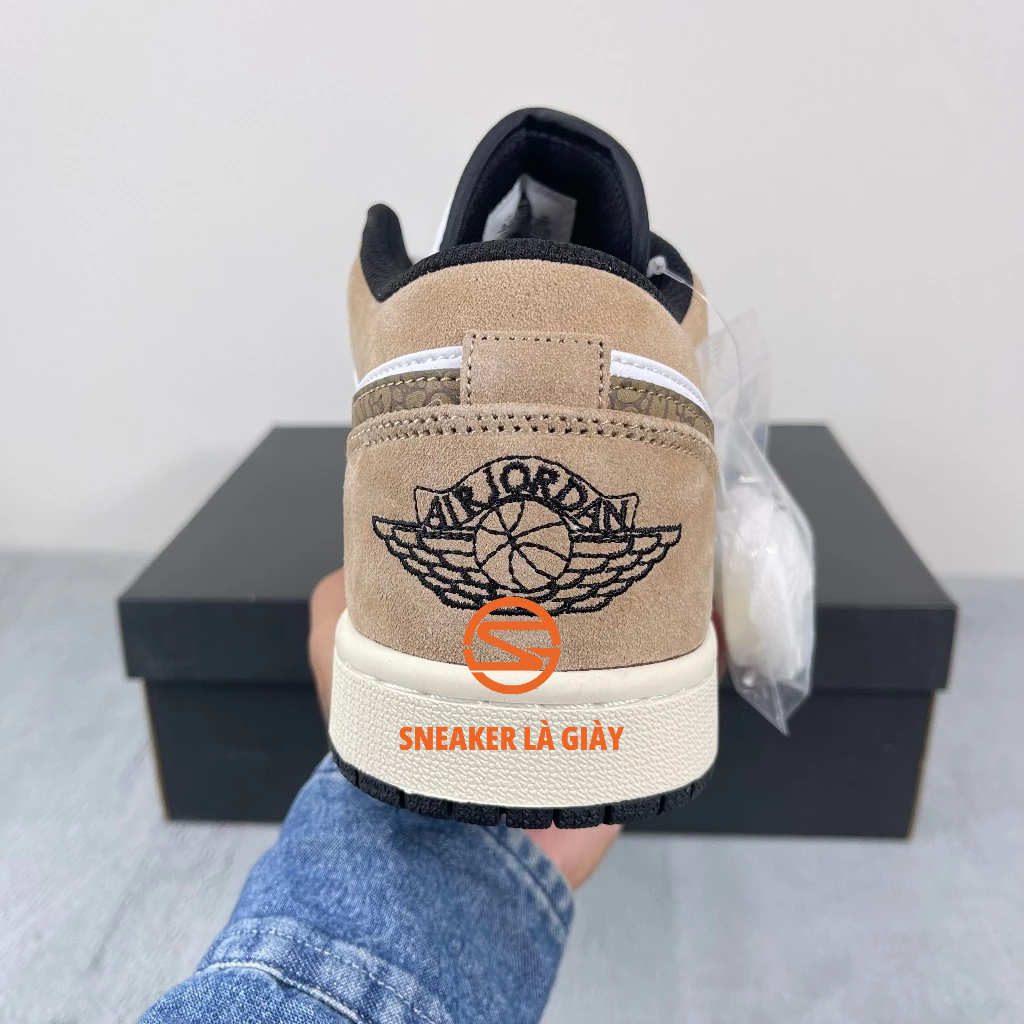 Giày Air Jordan 1 Low Brown Elephant DZ4130-201 - HIGH QUALITY FULLBOX
