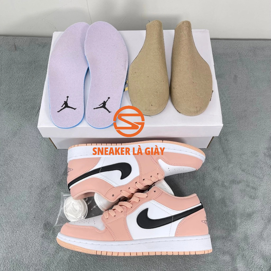 Giày Jordan 1 Low Light Arctic Pink 553560-800 - High Quality FullBox
