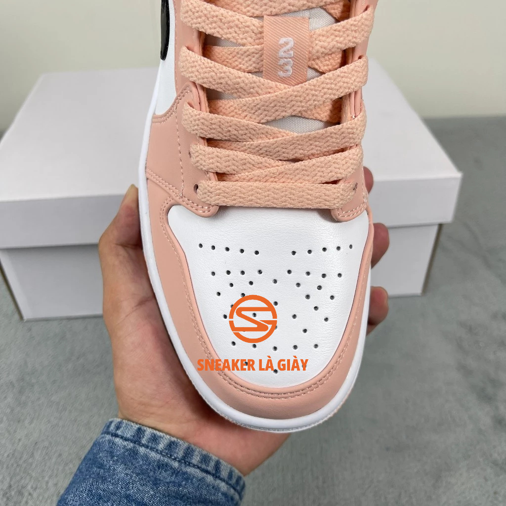 Giày Jordan 1 Low Light Arctic Pink 553560-800 - High Quality FullBox