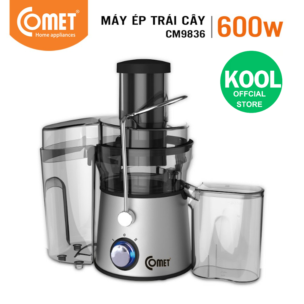 Máy ép trái cây 600W Comet CM9836
