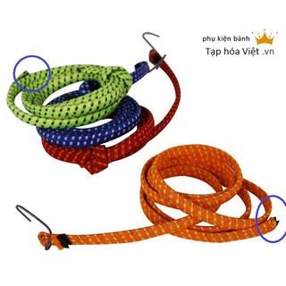 Sỉ 10 dây ràng, dây chun - 1 móc dài 1.5M, dây buộc đồ, dây chằng cao su