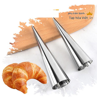 COMBO 10 Đui Khuôn làm bánh bánh ốc quế, bánh mì cuộn, bánh sừng bò