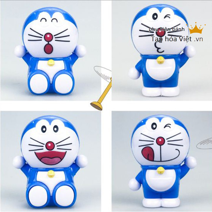 COMBO 10 Túi mèo Doraemon trang trí bánh sinh nhật,Doremon trang trí bánh