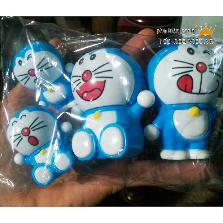 COMBO 10 Túi mèo Doraemon trang trí bánh sinh nhật,Doremon trang trí bánh