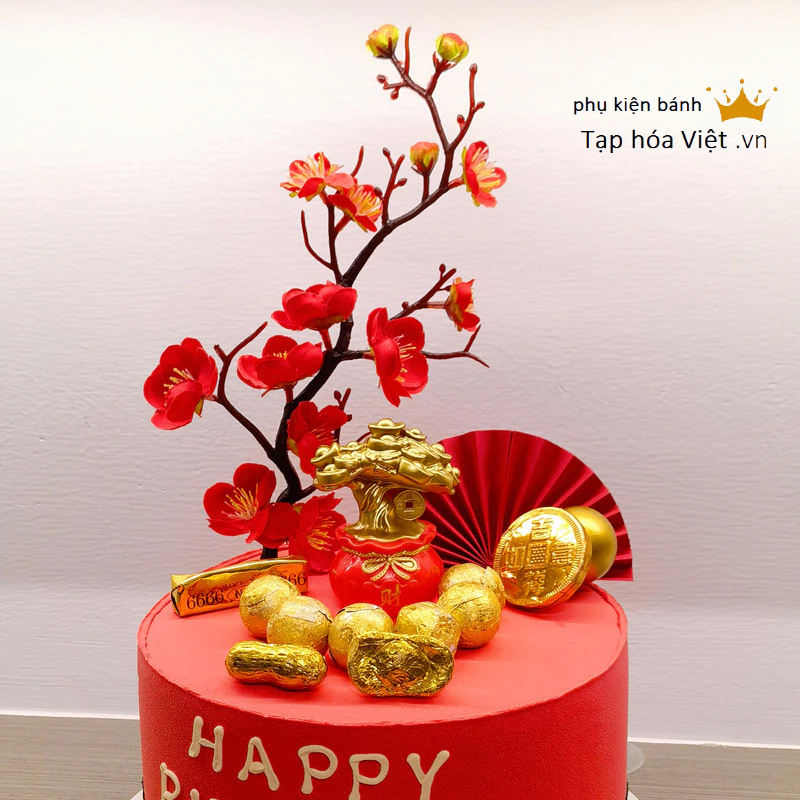 Cây Kim Tiền trang trí bánh sinh nhật, Cây Tiền trang trí lễ tết, trang trí tiểu cảnh