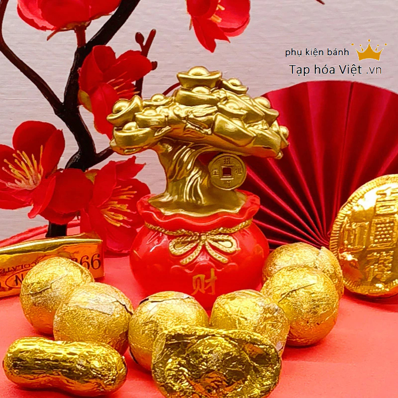 Cây Kim Tiền trang trí bánh sinh nhật, Cây Tiền trang trí lễ tết, trang trí tiểu cảnh