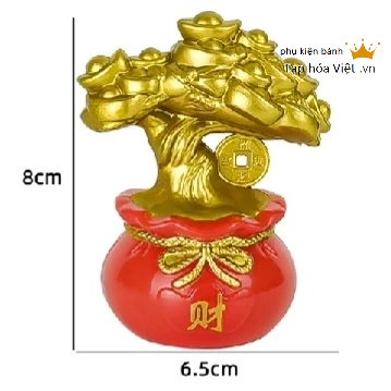 Cây Kim Tiền trang trí bánh sinh nhật, Cây Tiền trang trí lễ tết, trang trí tiểu cảnh