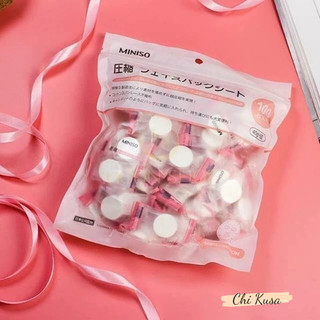 Combo 10 Viên Mặt Nạ Giấy Nén Miniso