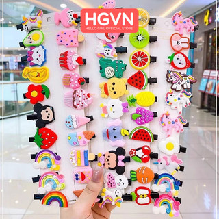 Kẹp tóc trẻ em siêu dễ thương phiên bản Hàn Quốc dành cho bé gái HGVN không làm tổn thương tóc kẹp mỏ vịt tóc mái cho bé