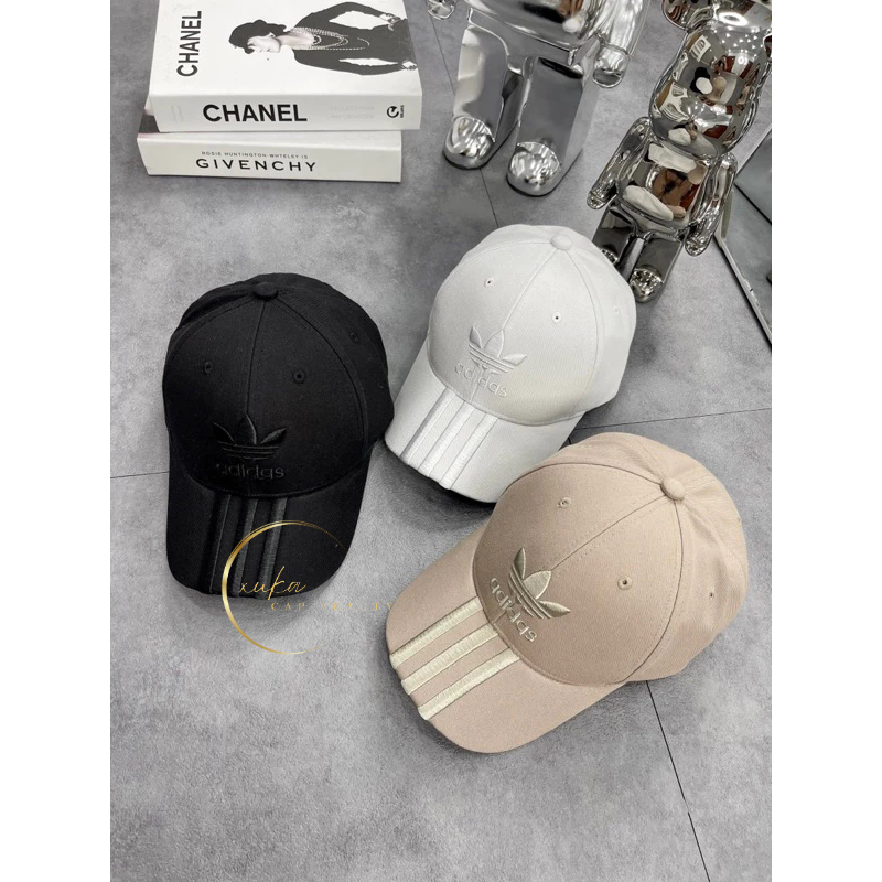#𝗖𝗼́ 𝗸𝗶𝗲̂̉𝗺 𝗵𝗮̀𝗻𝗴 Nón lưỡi trai xuất dư xịn chuẩn hãng sọc viền nón cao cấp made un Thailand xukacapbeauty