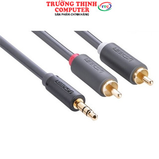 Cáp audio 3.5mm to rca dài 10m ugreen 10514