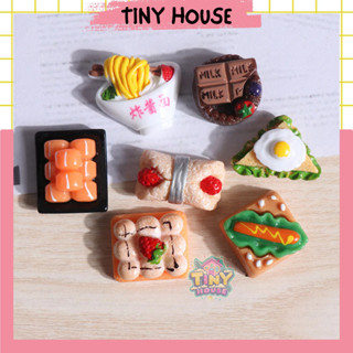 Nam châm trang trí hít dính tủ lạnh hình các món ăn mini (1 cái) T3A1