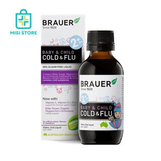 Siro cảm cúm brauer baby & child cold and flu, 100ml