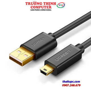Cáp Mini USB to USB 2.0 Ugreen 10386 mạ vàng dài 3mét