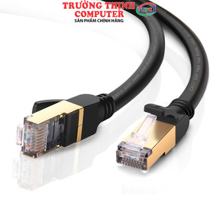 Dây cáp mạng tròn stp cat7 đúc sẵn dài 1m ugreen 11268