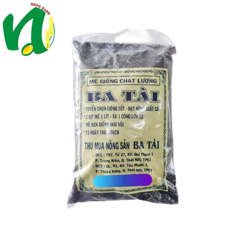 HẠT GIỐNG MÈ ĐEN 500GR
