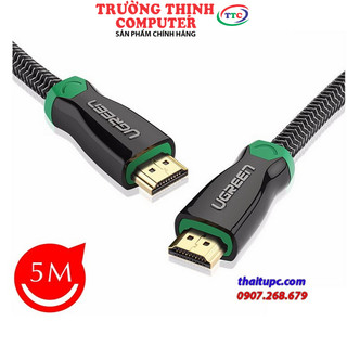 Cáp hdmi 2.0 dài 5m hỗ trợ full hd 4kx2k chính hãng ugreen 40412 cao cấp