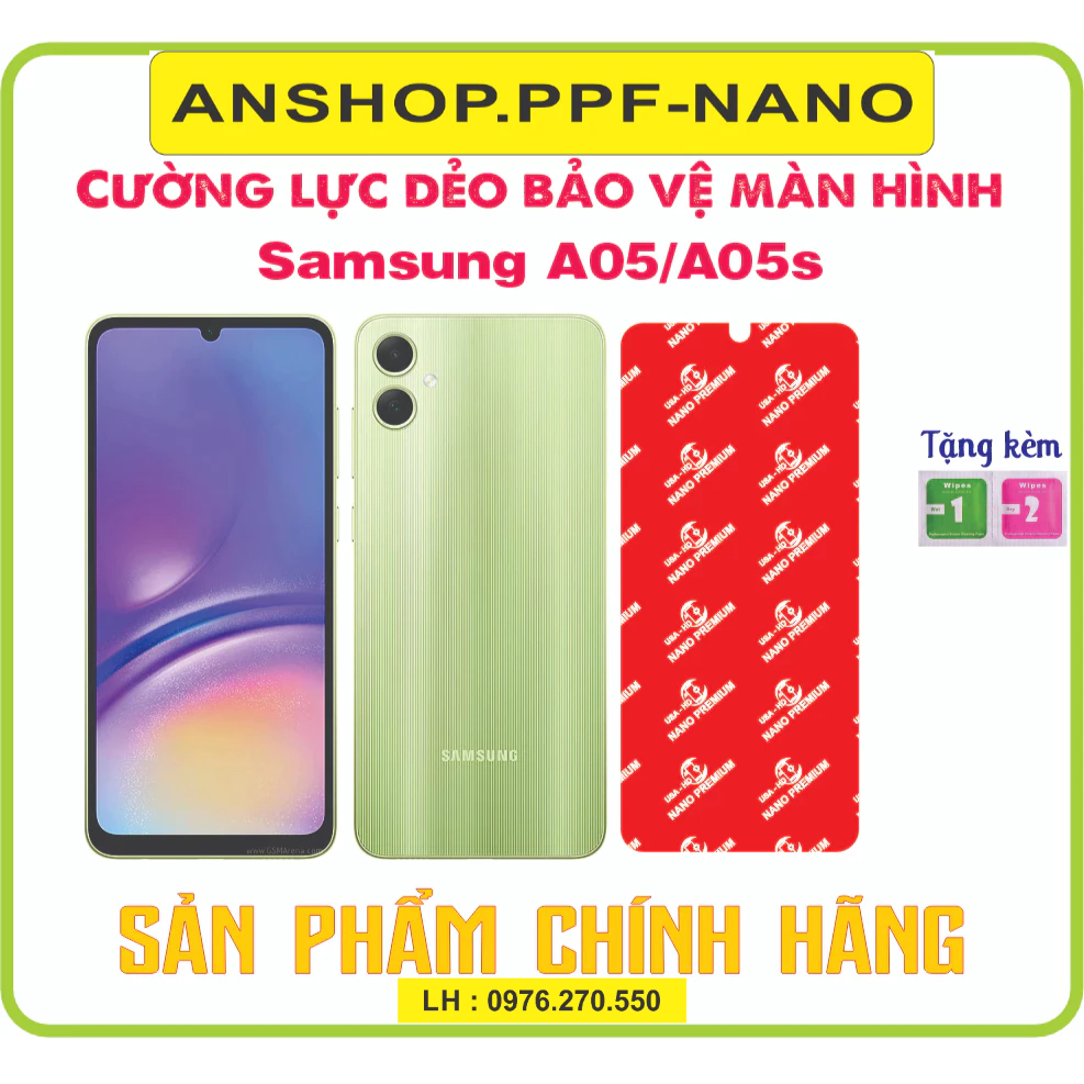 Cường lực dẻo bảo vệ màn hình điện thoại Samsung A05/A05s