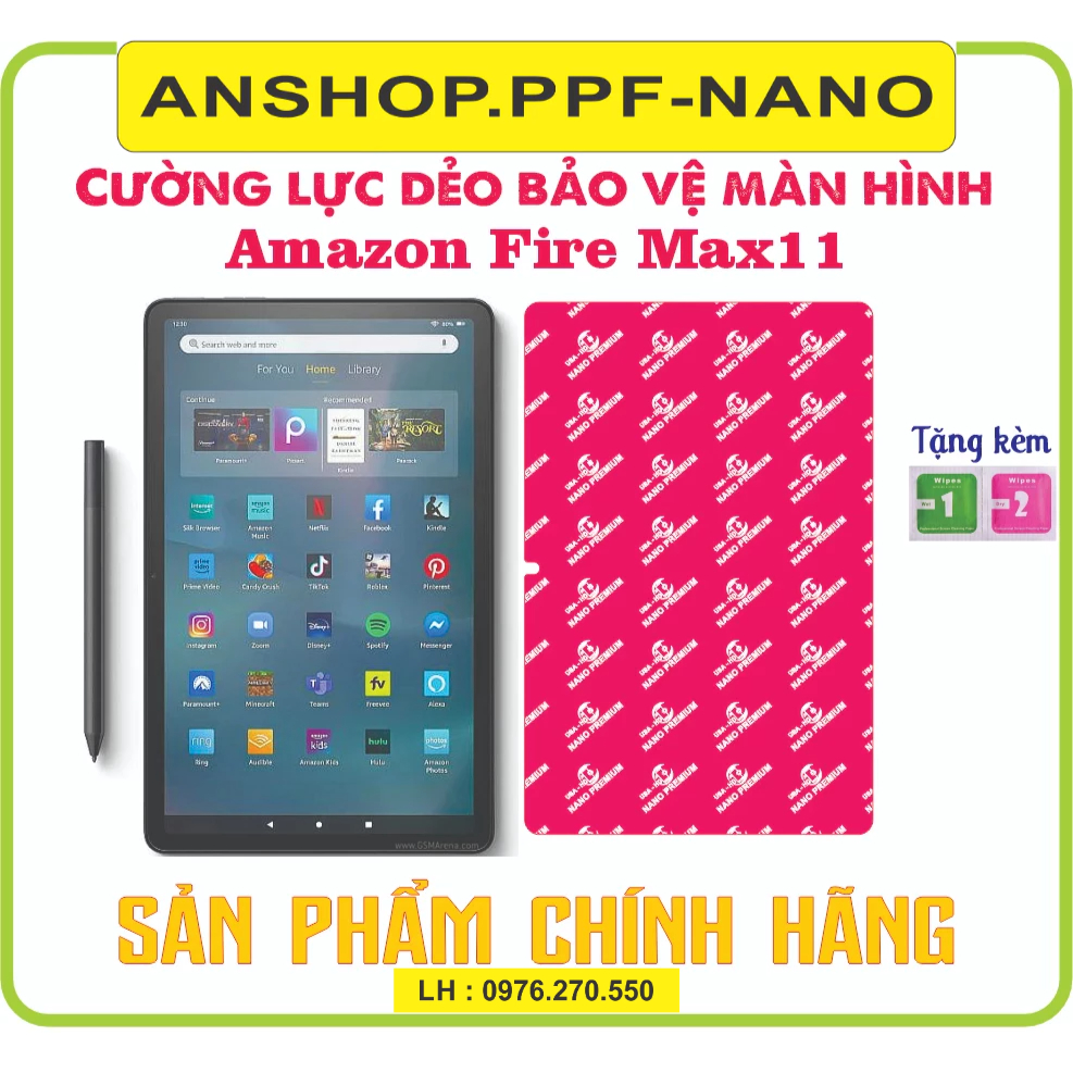 Cường lực dẻo bảo vệ màn hình Amazon Fire Max 11