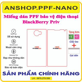 Miếng dán ppf bảo vệ điện thoại Blackberry Priv
